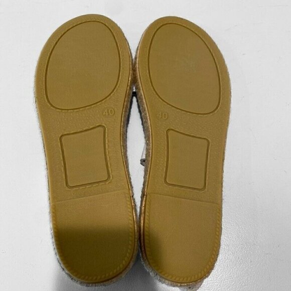 Dalsom Espadrilles Sandals Shoes White Crocodile Leather 9 - Picture 6 of 9